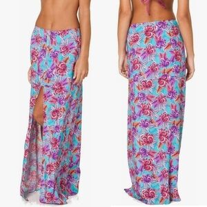 New Sofia by ViX Del Mar Long Skirt Swim Beach Cover-Up NWT Medium